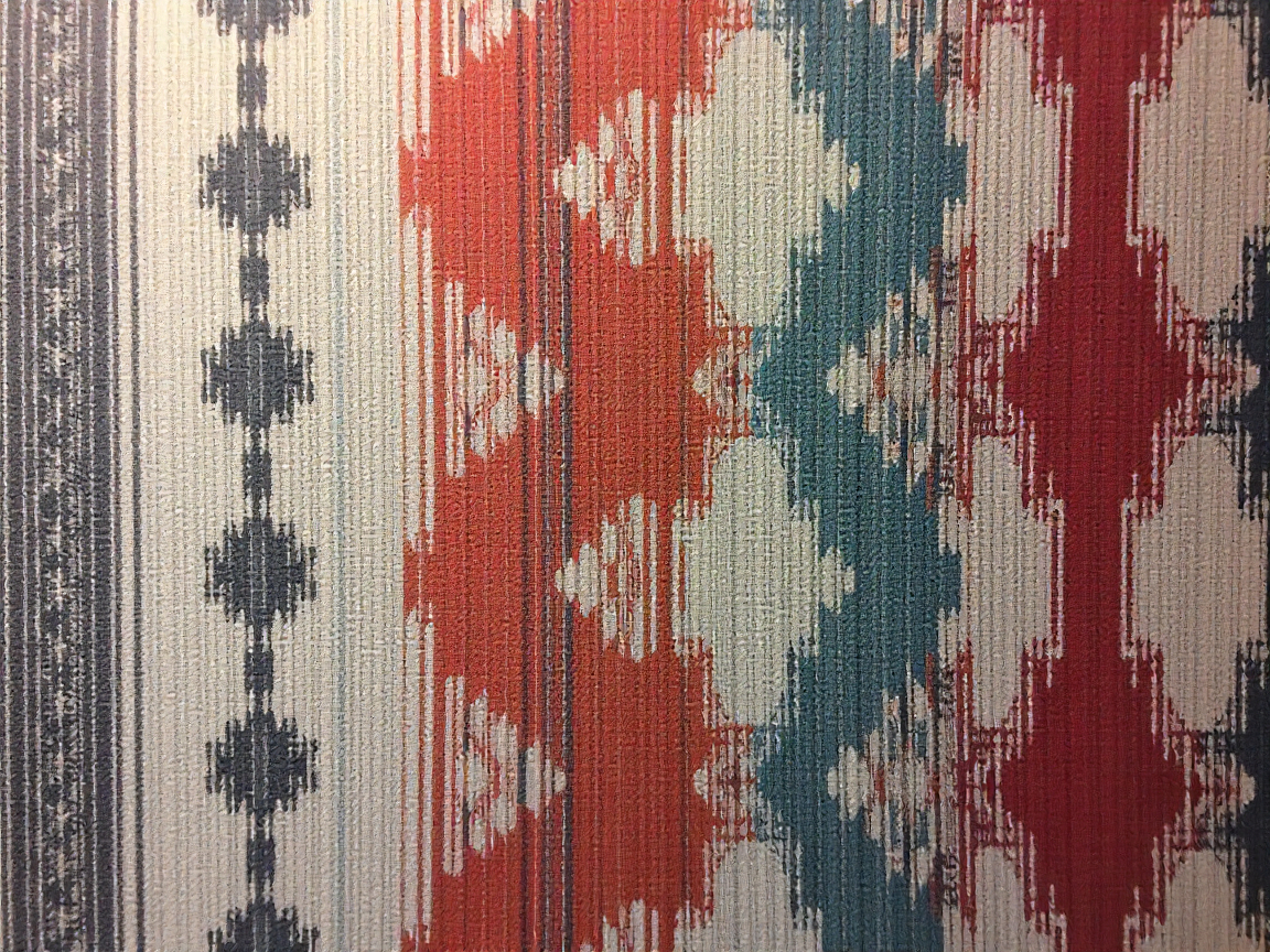 Handwoven textile art piece